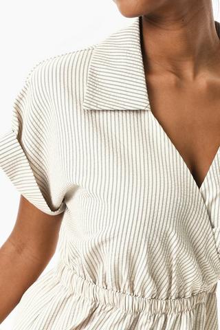 Stripe Trapeze Dress