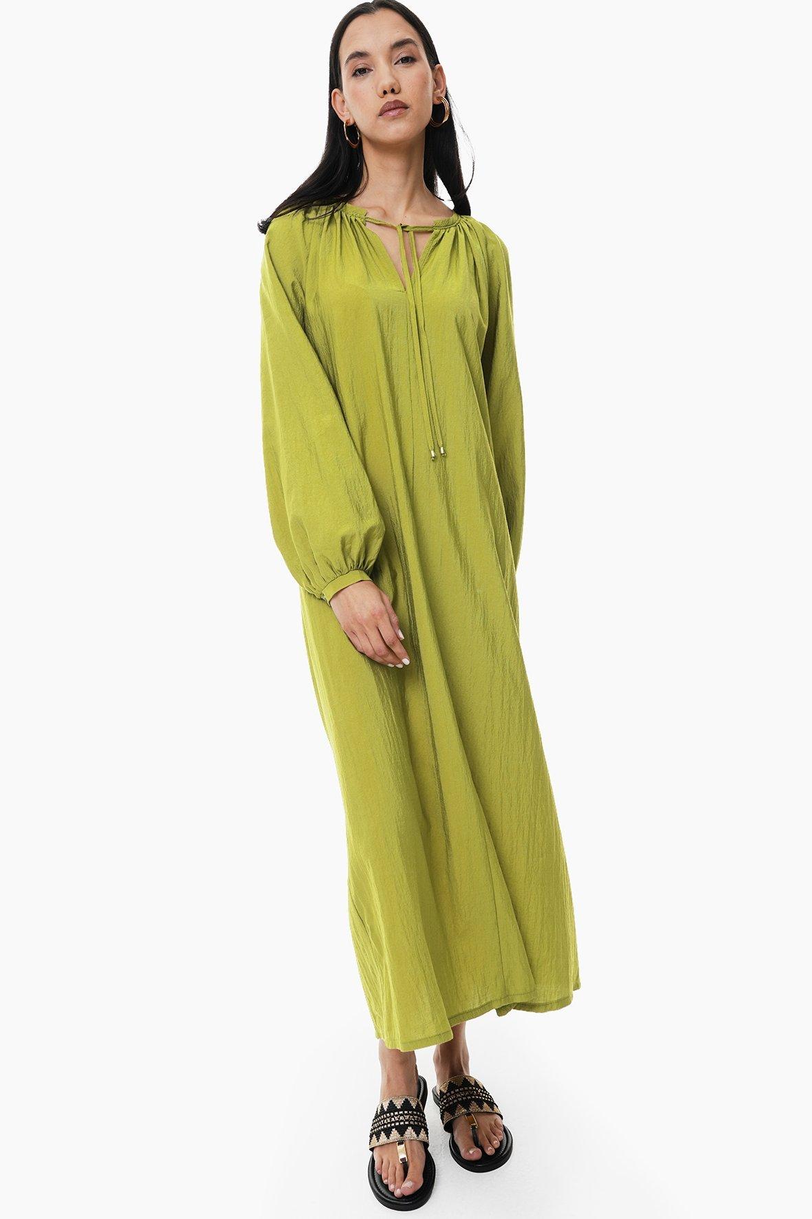Backless Tribal Trapeze Midi Dress main image 0