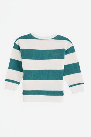 Stripe Sweat Top