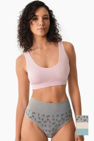 3 Pack Seamless Bikinis