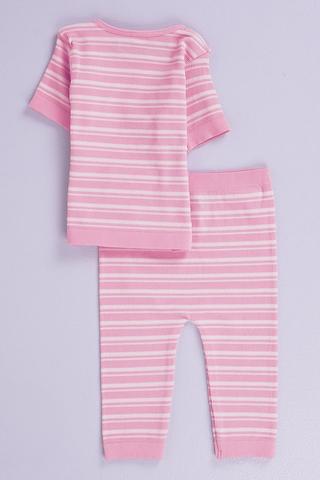 Stripe Top And Legging Set