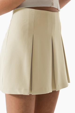 Pleated Mini Skirt