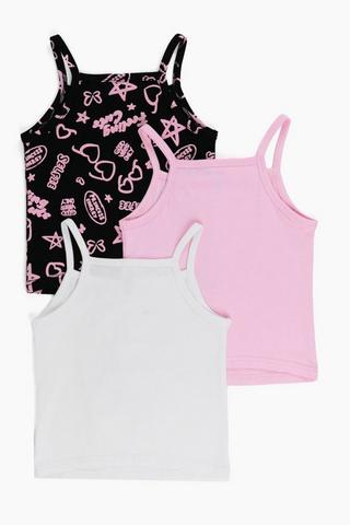 3 Pack Cami Tops