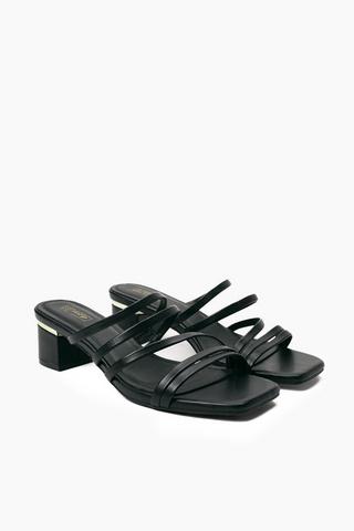 Strappy Block Heel