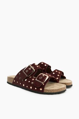 Stud Double Buckle Slides
