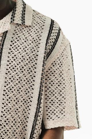 Textured Stripe Shirt