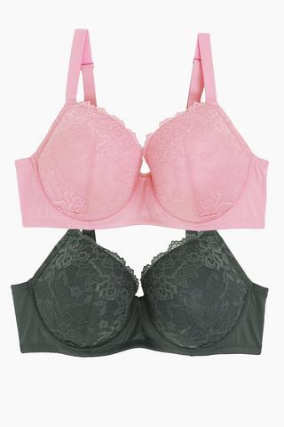 2 Pack Balconette Bras