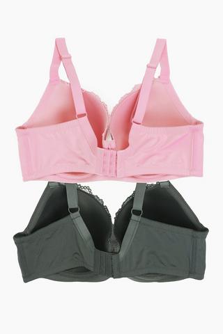 2 Pack Balconette Bras