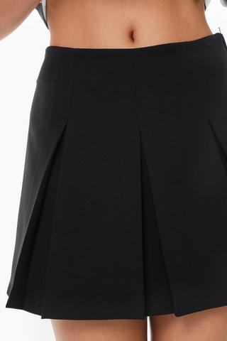 Pleated Mini Skirt