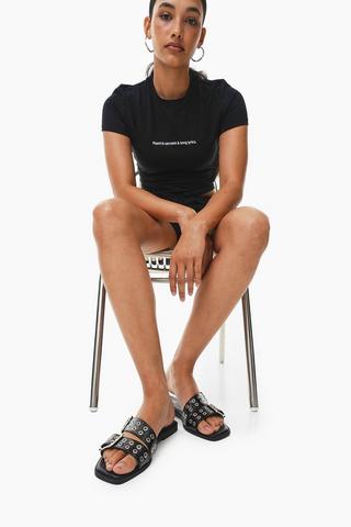 Double Buckle Sandal