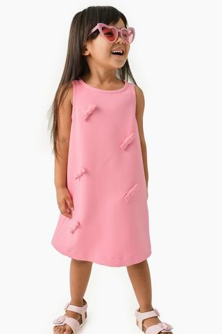 Bow Sleeveless Dress