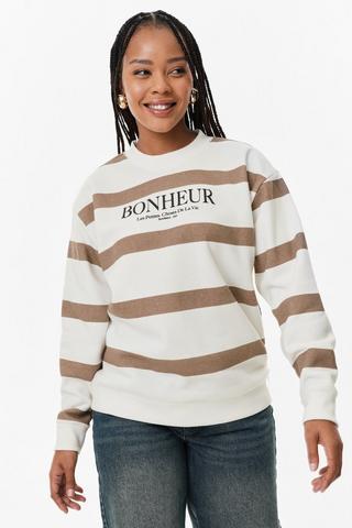 Stripe Sweat