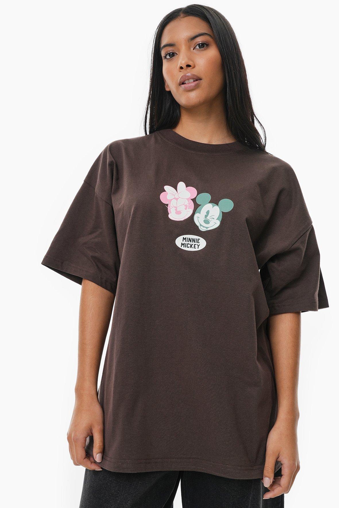 Mickey Mouse Pop Art Illustration Oversized Shirt