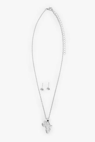Africa Earrings And Necklace Set