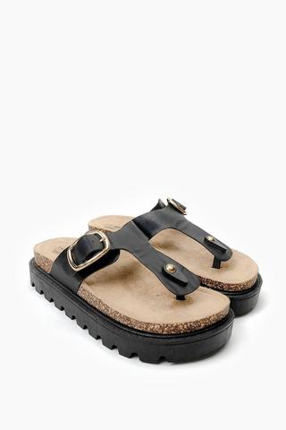 Platform Thong Slides