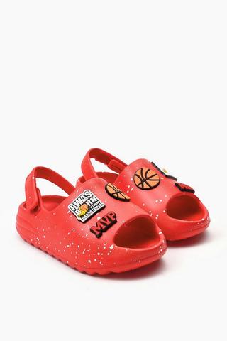 Basketball Slingback Slides