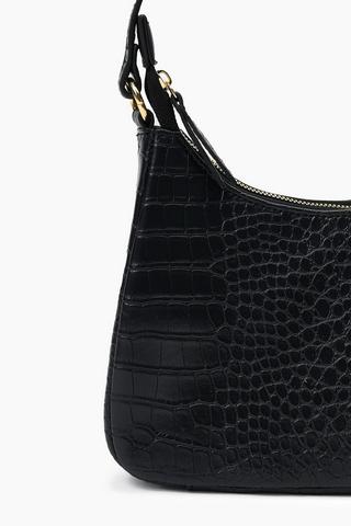 Crocodile Skin Shoulder Bag