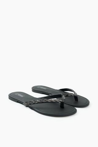 Diamante Thong Sandal