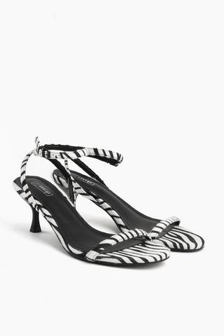 Zebra Kitten Heel