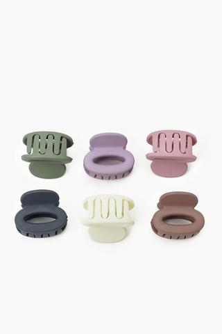 6 Pack Mini Hair Claws