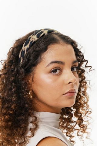 Animal Print Puff Aliceband