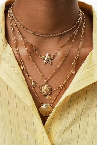 Layered Shell Necklace