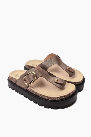 Platform Thong Slides