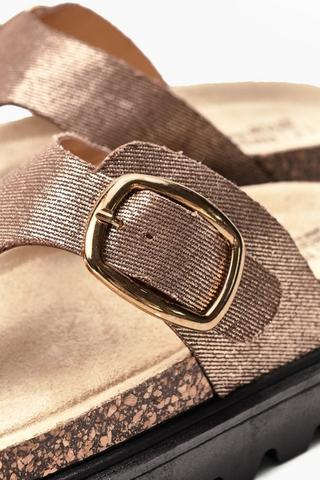 Platform Thong Slides