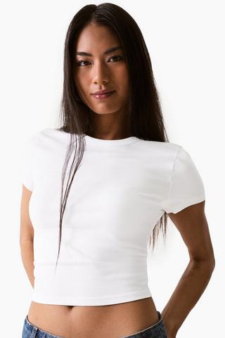 Ribbed Fitted Top