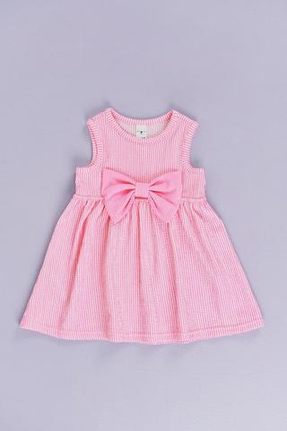 Bow Fit And Flare Dress