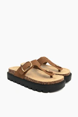 Platform Thong Slides