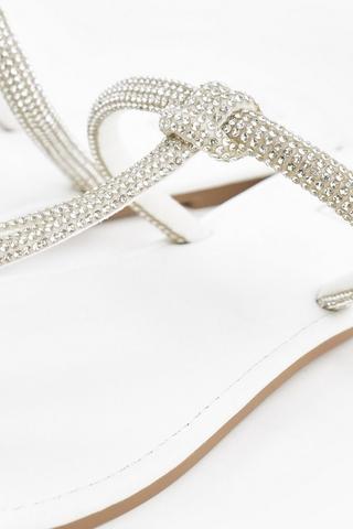 Diamante Thong Sandal