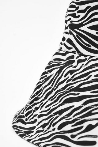 Zebra Print Bucket Hat