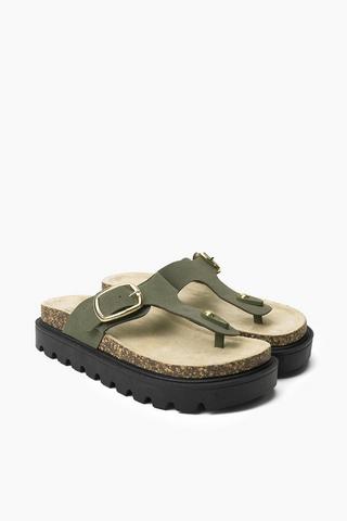 Platform Thong Slides