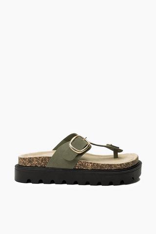 Platform Thong Slides