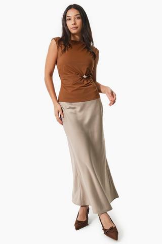 Satin Slip Skirt