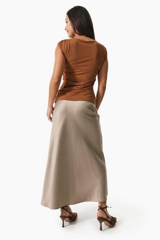 Satin Slip Skirt
