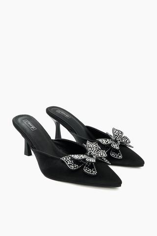 Diamante Bow Stiletto Heel
