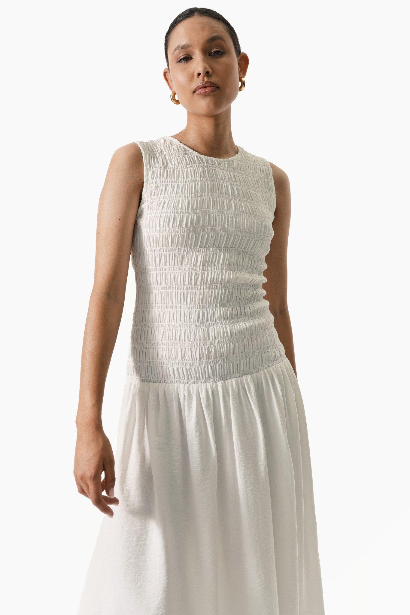 strapless white dress midi Dayton - country Kid US Size:9-10T Gioberti Men's Long Sleeve