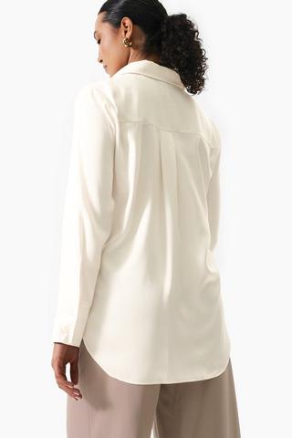 Satin Slouchy Shirt