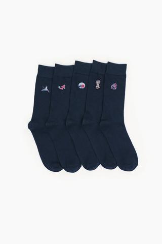 5 Pack Socks