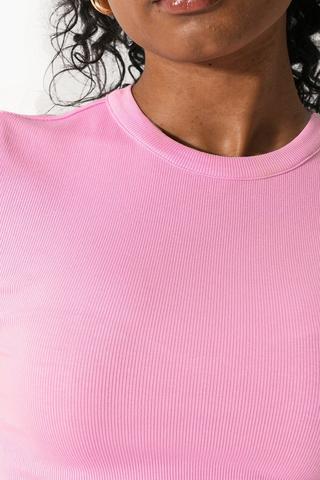 Ribbed Fitted Top