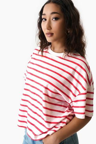 Stripe Boxy T-Shirt