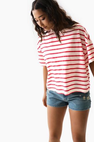 Stripe Boxy T-Shirt