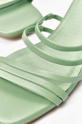 Strappy Block Heel