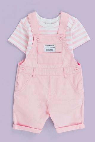 Dungaree And Bodysuit Set
