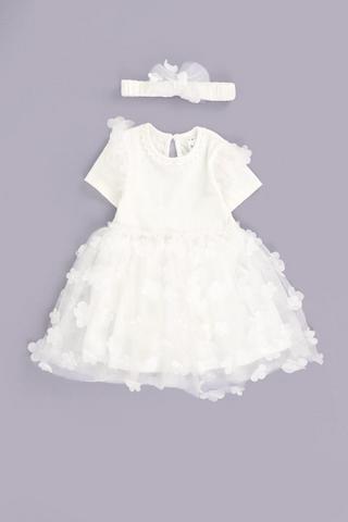 Floral Dress And Headband Set