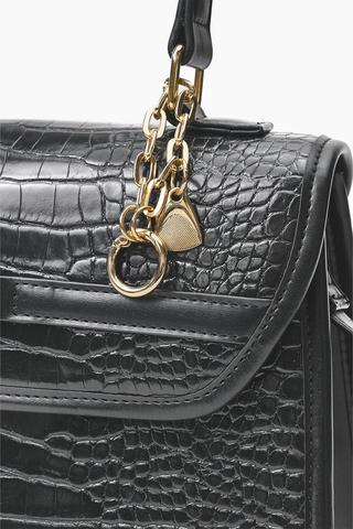 Crocodile Skin Messenger Bag