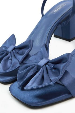 Bow Block Heel