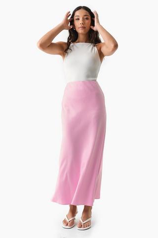 Satin Slip Skirt